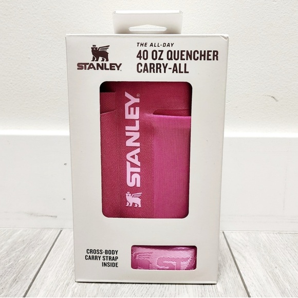 Stanley Other - Stanley 40 oz Quencher Carry-All in Pink Fuchsia New in Box SOLD OUT